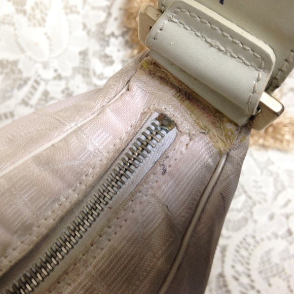 Chanel Beige Jacquard Small Hand Bag 9in x 6in x - Picture 5 of 10